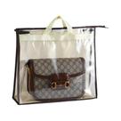Organizador Suspenso Transparente Multiuso Para Guarda-Roupa, Bolsa De Armazenamento De Couro 1/3 Organizador Suspenso Transparente Multiuso Para Guarda-Roupa, Bolsa De Armazenamento De Couro 1/3