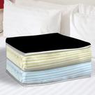 Organizador Tamanho M Guarda Roupa Maleiro Closet Ziper Visor TNT Pvc Mala Viagens Organização Edredom Lençol Colcha