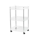 Organizador Triplo C/ Rodizio 38x28x76 Cm