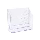 Organizador triplo papel para mesa, parede e monitor