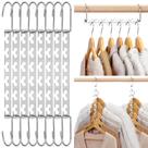 Organizadores de armário HOUSE DAY Space Saving Hangers, pacote com 12 Organizadores de armário HOUSE DAY Space Saving Hangers, pacote com 12