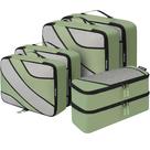 Organizadores de Bagagem BAGAIL - Kit com 6 Cubos de Embalagem (Verde Matcha)
