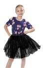 Organza preta Princess Tutu BellaSous para meninas (criança)