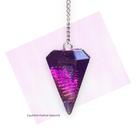 Orgonite Pêndulo Ametista Raio Violeta Transmutação