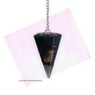 Orgonite Pêndulo Turmalina Negra Raio Infravermelho