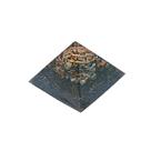 Orgonite Pirâmide 4cm Jaspe Dalmata Recomeço