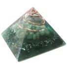 Orgonite Pirâmide da Sáude 3cm - Quartzo Verde e Esmeralda + Mimo