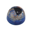 Orgonite Semi-esférico Azul Pedra Estrela - Conhecimento Feng Shui Ferramentas Cura Instrumento Transmutação Energia Vital Potencializar