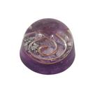 Orgonite Semi-esférico Lilás com Ametista - Espiritualidade