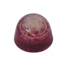 Orgonite Semi-esférico Rosa com Quartzo Rosa Relacionamento