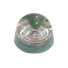 Orgonite Semi-esférico Verde com Quartzo Verde Saúde Família