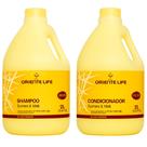 Oriente life kit banana e mel shampoo + condicionador profissional 2l Oriente life kit banana e mel shampoo + condicionador profissional 2l