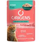 Origens Sache Gatos Castrados Salmão 85g Caixa 18 Un