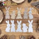 Original adorável coelhinhos de páscoa corte de metal dados scrapbooking gravação decorativa