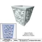 orma 3d Mini Vaso Alpes 25x22x15cm Abs 2MM Virgem Molde para gesso Ou Cimento IN640