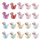 Ornament Ducks CChude, 100 peças de resina colorida para aquário