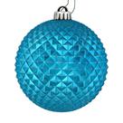 Ornamento Bola Brilhante Durian Turquesa Vickerman 6cm 4 un Ornamento Bola Brilhante Durian Turquesa Vickerman 6cm 4 un