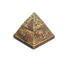 Ornamento de escultura em resina de pirâmide egípcia em estilo antigo