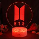 Ornamento de mesa Night Light 3D BTS Bangtan Boys Style