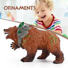 Ornamento decorativo de mesa de PVC sólido Action Figure Sajy Bear