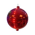 Ornamento iluminado, celebrações, vermelho, decoração de Natal de 15 cm