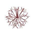 Ornamento suspenso Alpine Corporation 16 3D Snowflake com LED