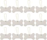 Ornamento suspenso Creative Hobbies em forma de osso DIY, 6x10 cm, pacote 12