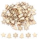 Ornamentos de Madeira JJUNW - Estrelas de 15mm (100 Unidades) para Artesanato Ornamentos de Madeira JJUNW - Estrelas de 15mm (100 Unidades) para Artesanato