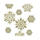 Ornamentos De Natal Em Papel Em Forma De Floco De Neve De 12CM, 12 Peças, Decorações Para Árvore De