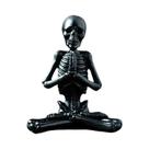 Ornamentos De Resina De Caveira Para Yoga De Halloween, Decorações Para Casa, Presente Comemorativo,