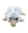 Ornitorrinco Cinza Claro ou Cinza Escuro Deitado 26cm - Pelúcia