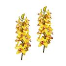 Orquídea Flor Artificial Tok da Casa 78x13cm Kit c/2