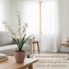 Orquídeas Flores Artificiais ,arranjo Para Mesa com vaso ,decoração para casa ,flores orquídeas