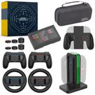 Orzero Kit 14 en 1 para Switch 2 con Estuche, Cargador y Grip - Negro