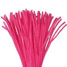 Os limpadores de cachimbo apresentam hastes de chenille rosa escuro, 30 cm, 200 unidades