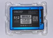 Oscoo SSD 512Gb - Velocidade leitura 560Mb/s e Velocidade escrita 550Mb/s
