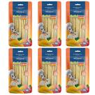 Ossinho para Cachorro Petisco Palito Fino Manga Deliciosso Frutas 90g Combo 6 unidades