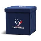 Otomano de armazenamento Franklin Sports NFL Houston Texans 14x14x14cm