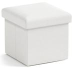 Otomano de armazenamento Ornavo Home Dobrável Dobrável 30x30x30cm