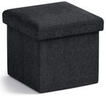Otomano de armazenamento Ornavo Home Dobrável Dobrável 30x30x30cm