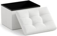Ottoman Ornavo Home Dobrável Dobrável Branco Ottoman Ornavo Home Dobrável Dobrável Branco