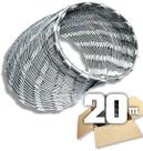 Ouriço cerca para muro portão 30cm - 20m (80 voltas)