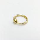 Ouro 18k Argola Ferradura 10m Piercing Cartilage Tragus Septo CP03k075