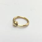 Ouro 18k Argola Ferradura 6m Piercing Cartilagem Tragus Septo CP01k056
