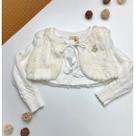 Out - Bolero Infantil Pelo INFANTI Cor:Off WhiteTamanho:2 Out - Bolero Infantil Pelo INFANTI Cor:Off WhiteTamanho:2