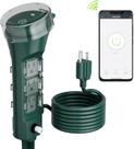 Outdoor Smart Plug HBN Waterproof WiFi Timer 6 tomadas