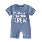 Outfit allshope Newborn Baby Boy Summer Romper Waffle Clothes