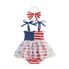 Outfit Ledy Champswiin Newborn Baby Girl, 4 de julho, 3 a 6 meses