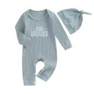 Outfit Romper allshope Newborn Baby Boy Little Brother 0-3M