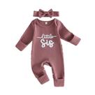 Outfit Sweatshirt Romper para menina recém-nascida da allshope Outfit Sweatshirt Romper para menina recém-nascida da allshope